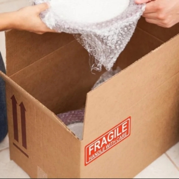 FRAGILE Handle w/Care 100 Count Mailing Shipping Moving Stickers NWT - Picture 10 of 12